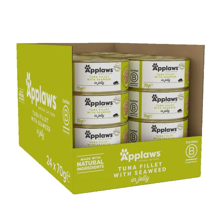 Applaws Tuna & Seaweed Wet Cat Food Tin 70g Sale