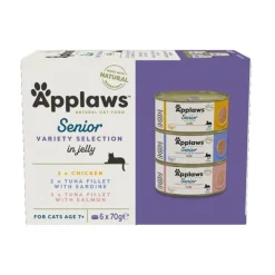 Applaws Senior Selection Multipack Wet Cat Food Tin 70g x 6 New