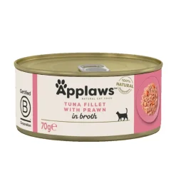 Applaws Tuna Fillet & Prawn Wet Cat Food Tin Best