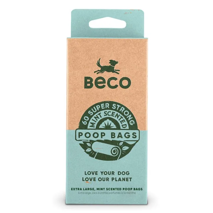 Beco Mint Scented Poop Bags (60) Online