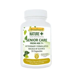 Broadreach Nature Senior Care Dogs & Cats 30 Capsules Supplement Fashion