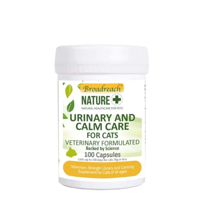 Broadreach Nature Urinary & Calm Care Cats 100 Capsules Fashion