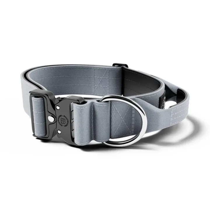 BullyBillows Combat Dog Collar Grey Sale