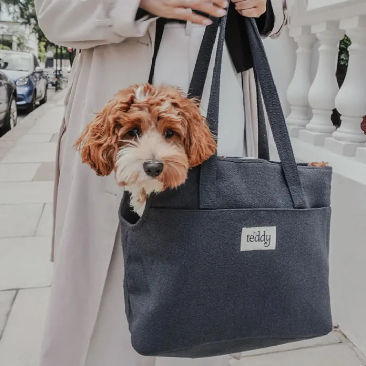 By Teddy Bouclé Dog Carrier Midnight Sale