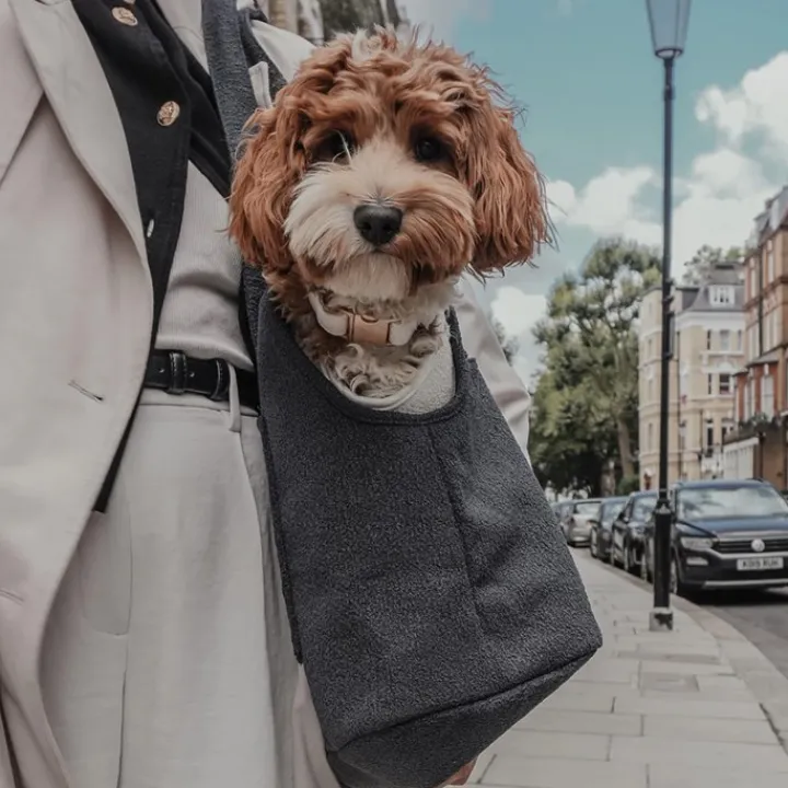 By Teddy Bouclé Dog Carrier Midnight Sale