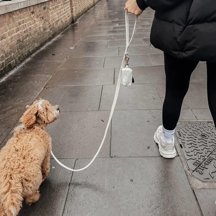 By Teddy Bouclé Dog Lead Marshmallow Fashion
