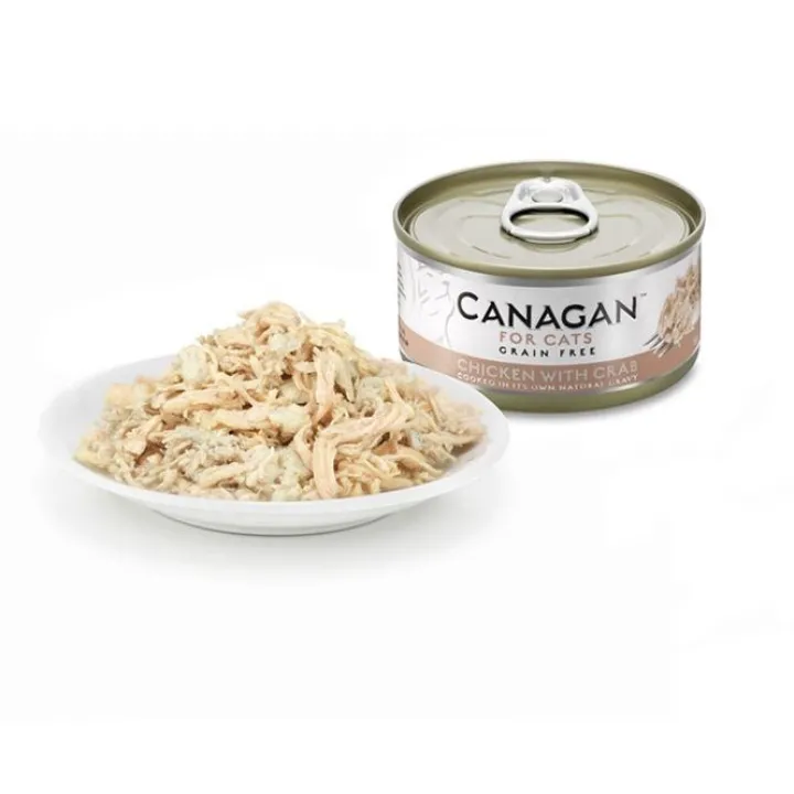 Canagan Chicken with Crab Wet Cat Food 75g Discount