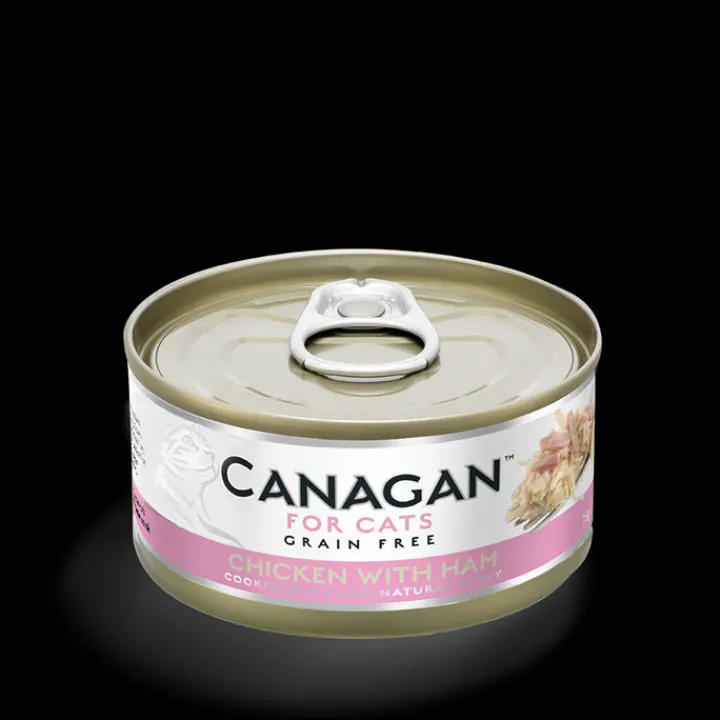 Canagan Chicken with Ham Wet Cat Food 75g New