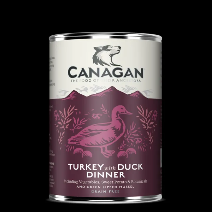 Canagan Turkey & Duck Dinner Wet Dog Food 400g Hot