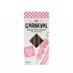 Great & Small Carneval Carneval Sticks Ham & Chicken Dog Treats New