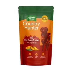 Natures Menu Country Hunter Pouch Chicken Wet Dog Food 150g Outlet