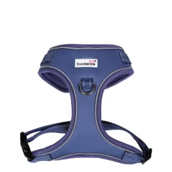Doodlebone Adjustable Airmesh Dog Harness Indigo New