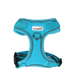 Doodlebone Adjustable Airmesh Dog Harness Aqua Clearance