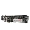 Doodlebone Padded Dog Collar Coal Leopard Best