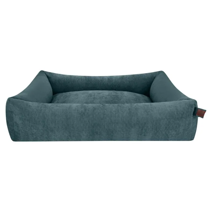 Fantail Basket Snug Mellow Peacock Blue Dog Bed Outlet