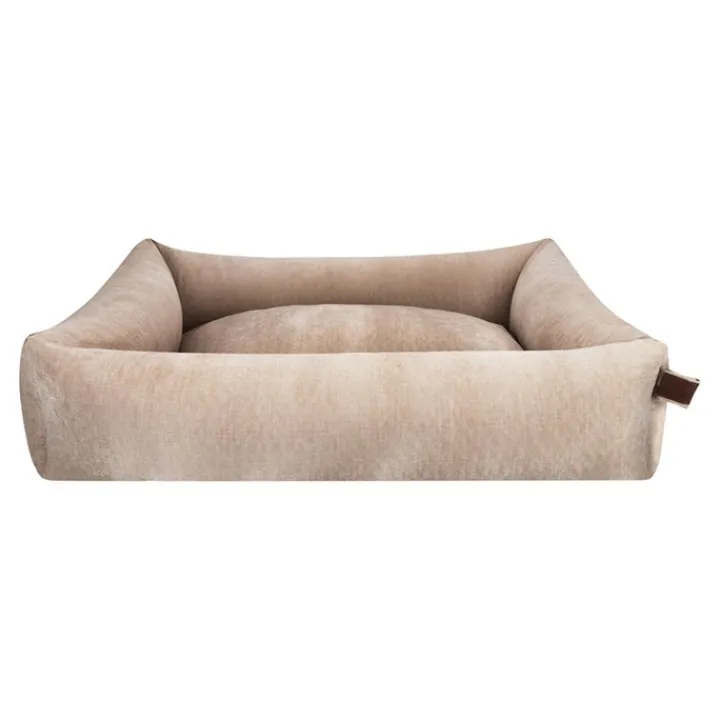 Fantail Basket Snug Mellow Oat Beige Dog Bed Outlet