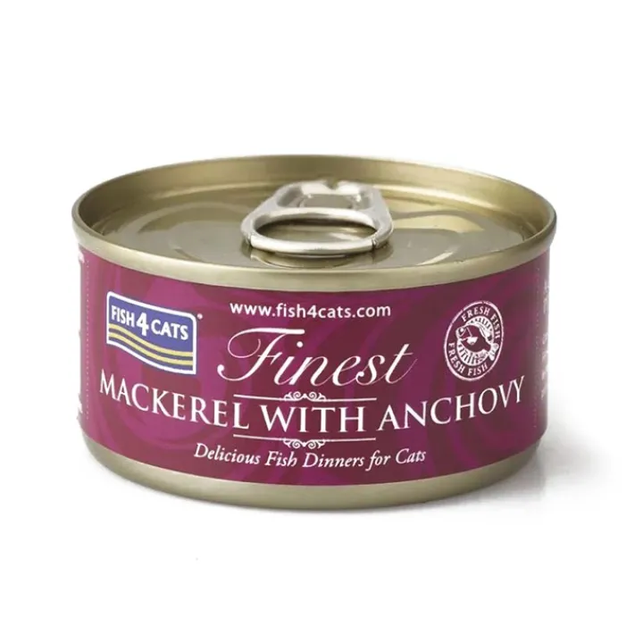 Fish4Cats Mackerel With Anchovy Wet Cat Food 70g Discount
