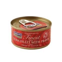 Fish4Cats Tuna Fillet with Prawn Wet Cat Food 70g Best