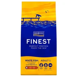 Fish4Dogs Finest White Fish Adult Large Kibble Dog Food 1.5kg Hot