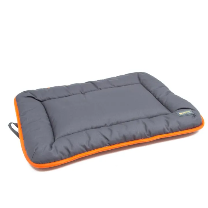 Great & Small Active Crate Dog Mat Grey with Orange Trim Outlet