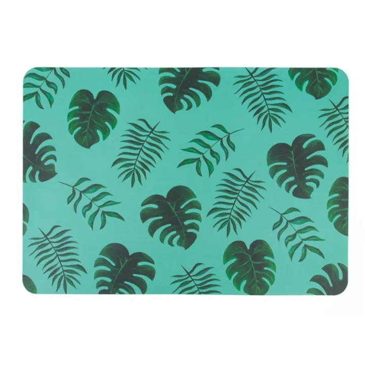 Great & Small Basic Food Pet Mat Palm Leaf New