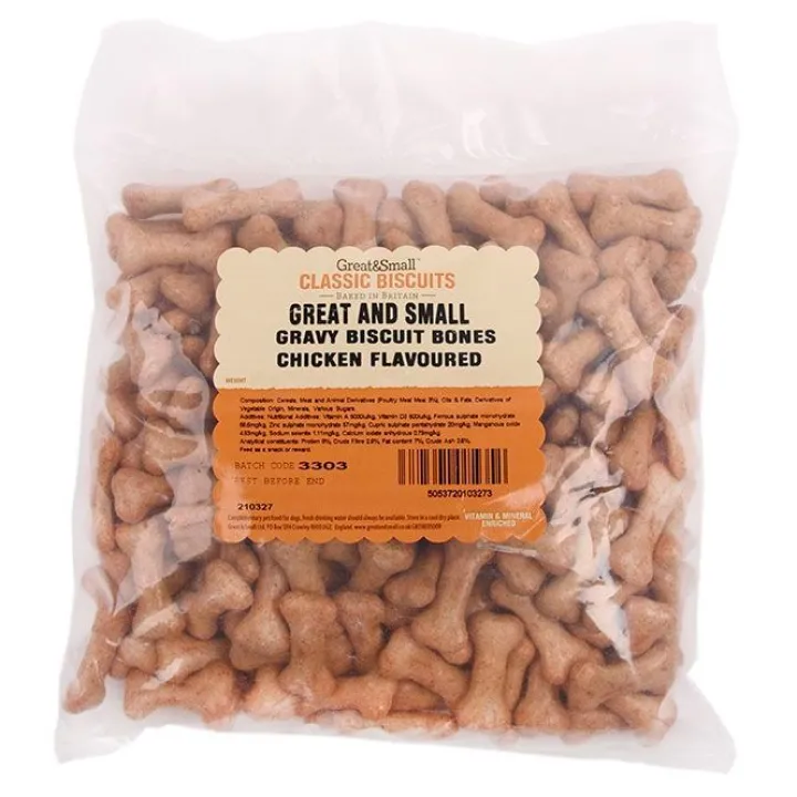 Great & Small Chicken Flavour Gravy Bones Dog Treat Online