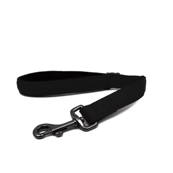 Great & Small Classic Cushion Dog Lead Black Best