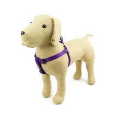 Great & Small Classic Plain Dog Harness Purple Hot