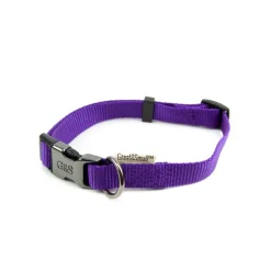 Great & Small Classic Plain Dog Collar Purple Clearance