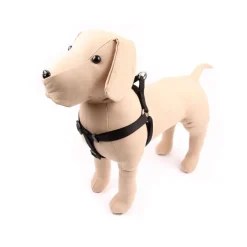 Great & Small Classic Plain Dog Harness Black Outlet
