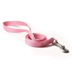 Great & Small Classic Plain Dog Lead Pink Best