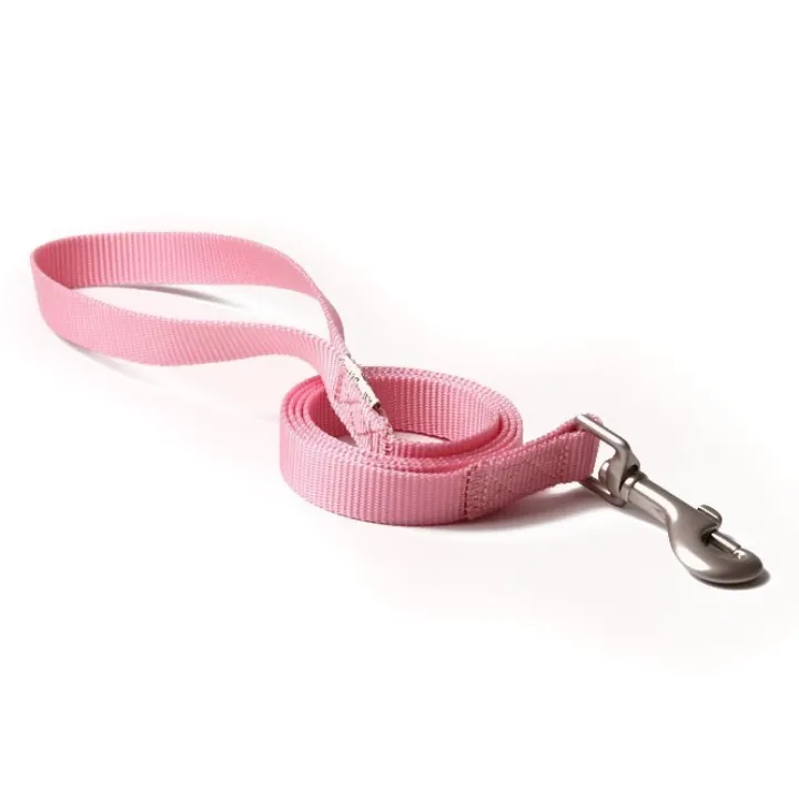 Great & Small Classic Plain Dog Lead Pink Best