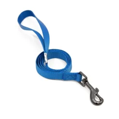 Great & Small Classic Plain Dog Lead Blue Discount