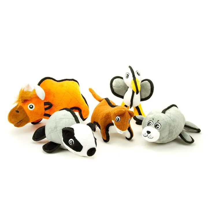 Great & Small Cuddly But Tough Badger Dog Toy Hot