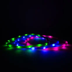 Great & Small Glow LED Rechargeable Dog Collar Green Fashion