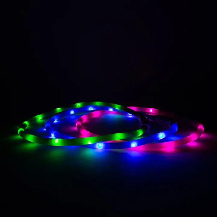 Great & Small Glow LED Rechargeable Dog Collar Pink Best