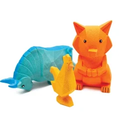 Great & Small Latex Geometric Fox Dog Toy Fashion