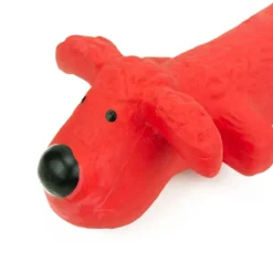 Great & Small Latex Red Long Dog Dog Toy Hot