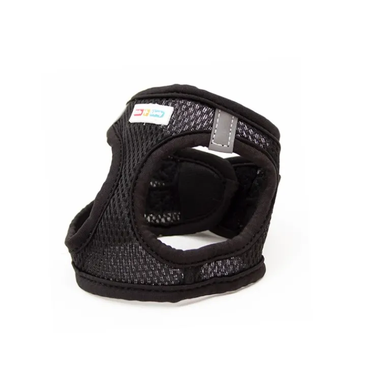 Great & Small Little&Lively Black Mesh Dog Harness with Velcro Hot