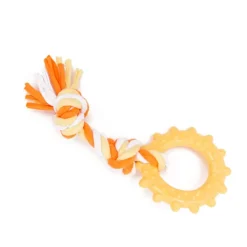 Great & Small Little&Lively TPR Sun Ring & Jersey Rope Dog Toy Online