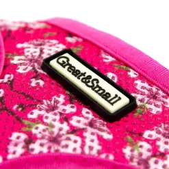 Great & Small Penrose Blossom Pink Mesh Dog Harness Fashion