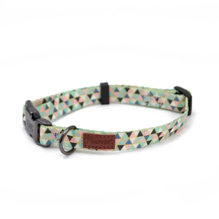 Great & Small Penrose Geometric Triangles Dog Collar Fashion
