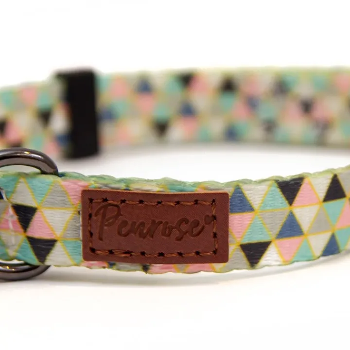 Great & Small Penrose Geometric Triangles Dog Collar Fashion