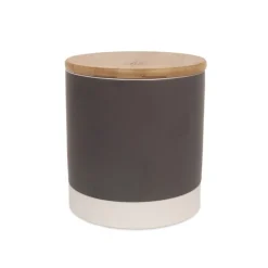 Great & Small Penrose Grey Stoneware Jar with Bamboo Lid Hot