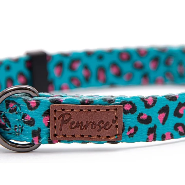 Great & Small Penrose Leopard Pink Spot Dog Collar Hot