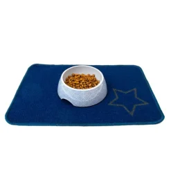 Great & Small Penrose Navy Feeding Mat Best