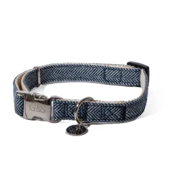 Great & Small Penrose Soft Herringbone Dog Collar Discount