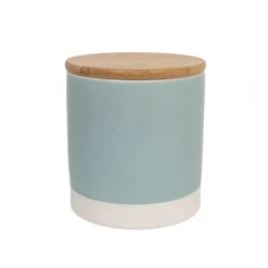 Great & Small Penrose Teal Stoneware Jar with Bamboo Lid Best
