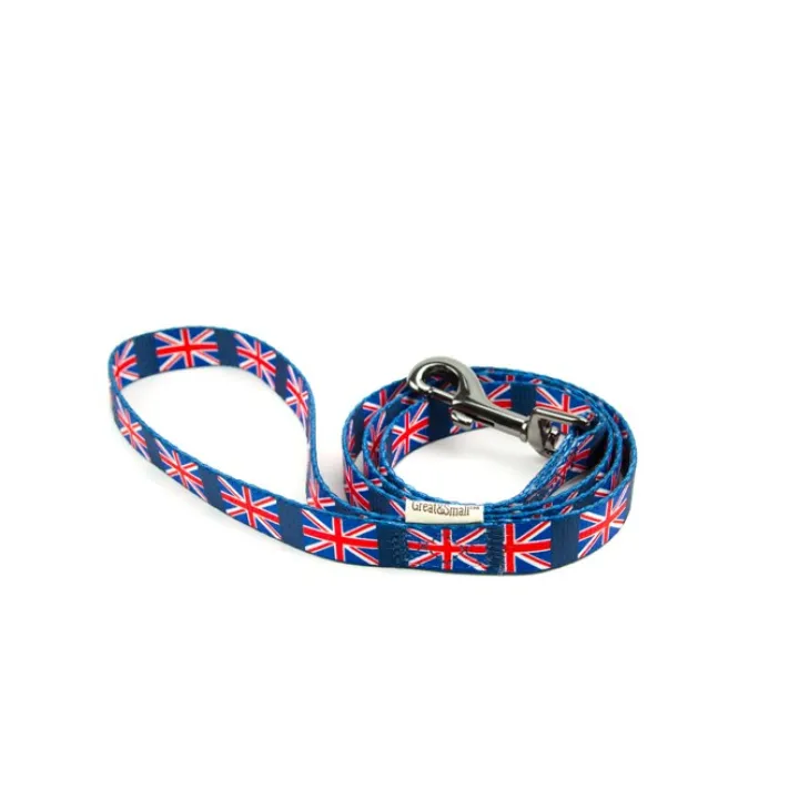 Great & Small Penrose Union Jack Dog Lead Hot