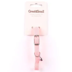 Great & Small Plain Pink Cat Collar Clearance